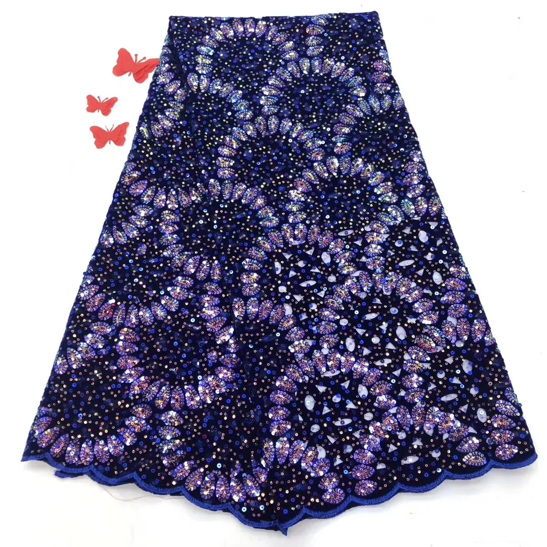 

Hot Koop Mesh Lace Trim Laatste Afrikaanse Veters Borduurwerk Gouddraad Kant Stof Met Pailletten Voor Nigeriaanse Jurken