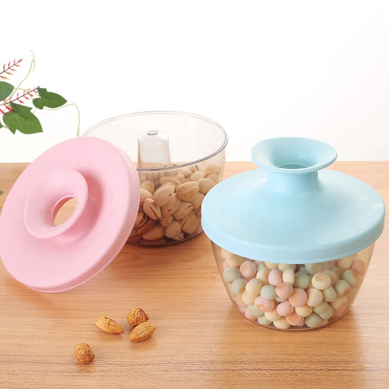 

Transparent Sealed Can Candy Snack Melon Storage Box Waterproof Coarse Grain storage Bottle Foods Organizer Box Nut Walnut Jars