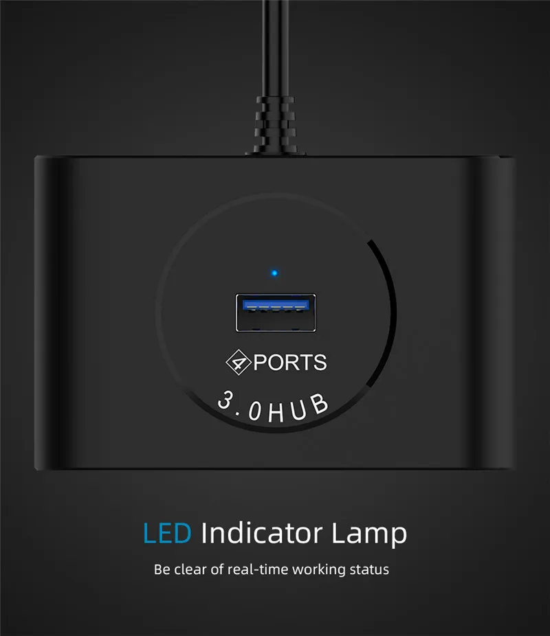 USB C концентратор USB 3,0 концентратор разветвитель несколько usb-хаб 5 Гбит/с высокоскоростной концентратор 3,0 мульти концентратор расширитель 4 порта концентратор для ПК ноутбук Настольный