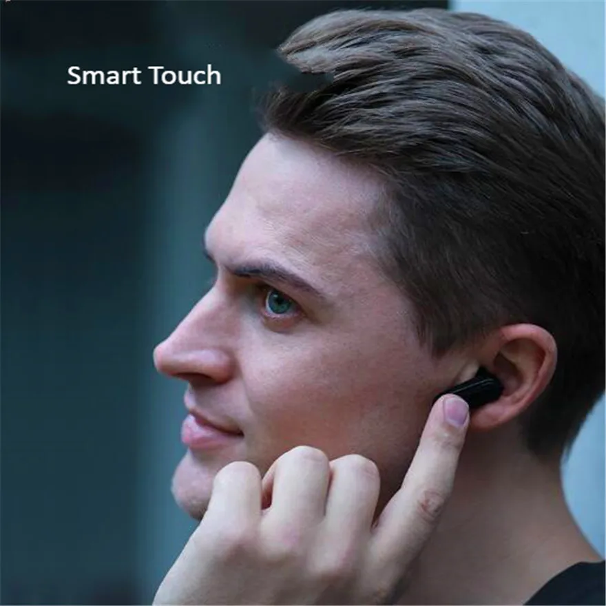 Смарт-часы фитнес-трекер сенсорный браслет наручные Tws Bluetooth наушники для