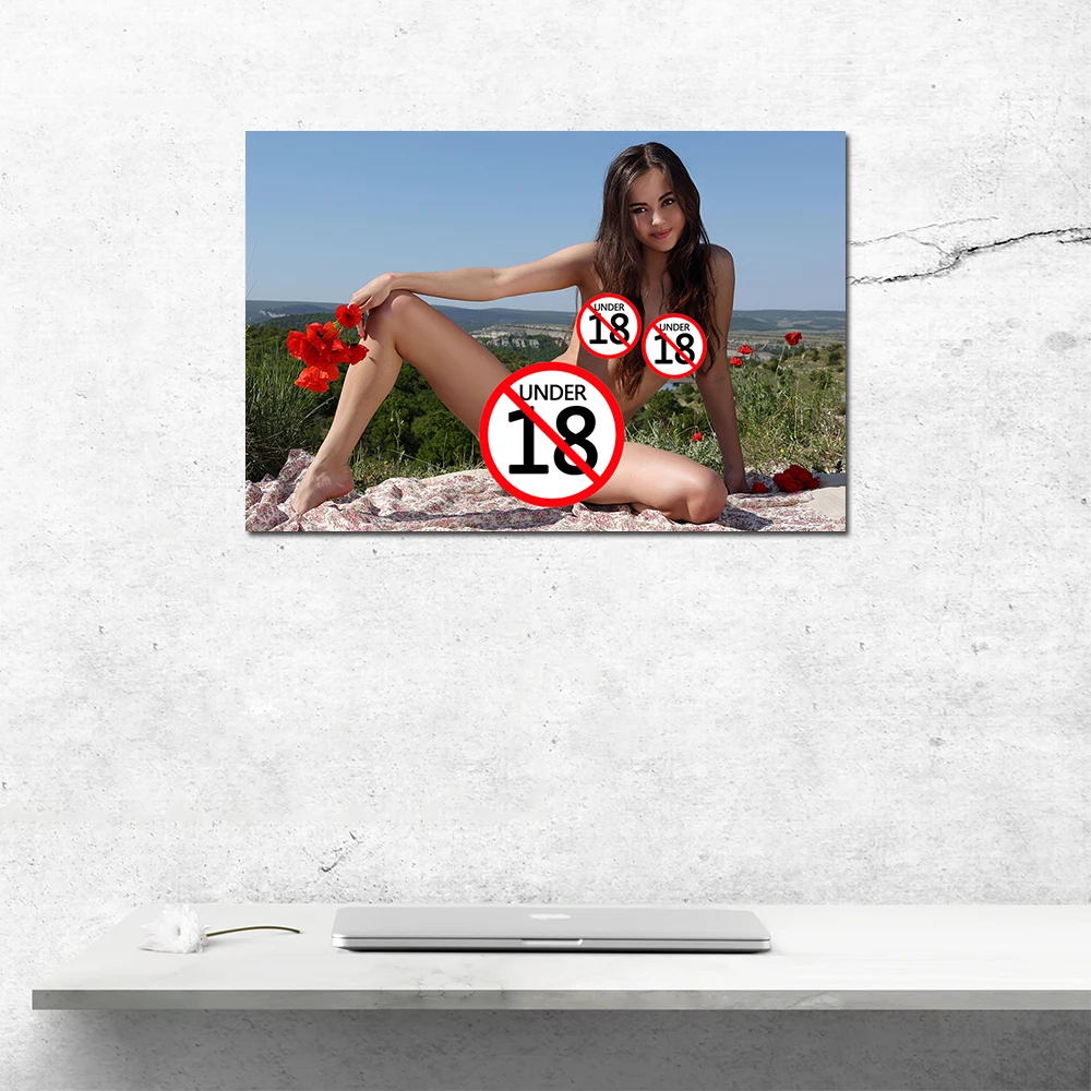 Красивая фотография печать на стене картины холсте сексуальная обнаженная