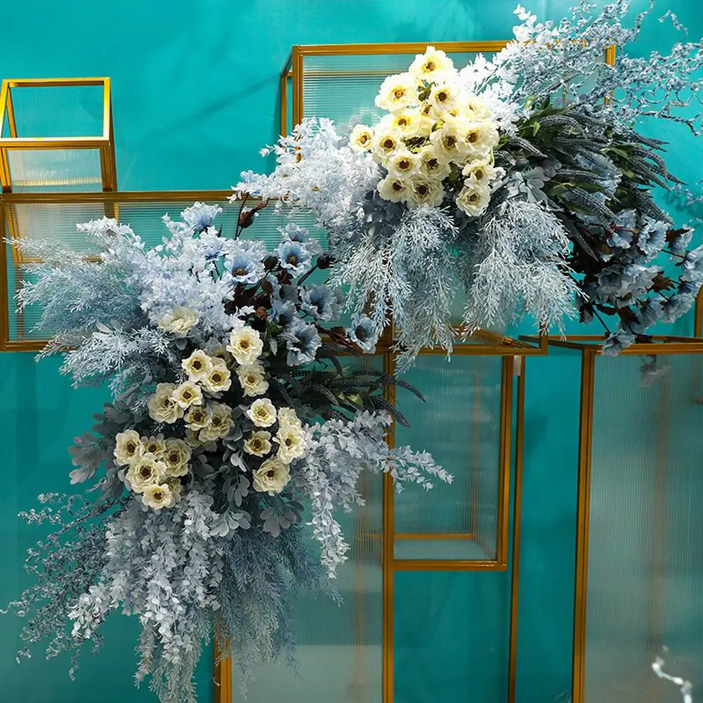 

Artificial Plastic Plant Simulation Decorative Leaves Bunches for Home Wedding Decoration Flowers Arrangement
