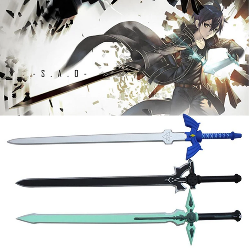 80 см Sword Art Online SAO skysword Kirigaya Kazuto Elucidator/Dark Repulser 1:1 Косплей Prop PU Foam Modle Toy|Реквизит для