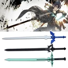80 см Sword Art Online SAO skysword Kirigaya Kazuto ElucidatorDark Repulser 1:1 Косплей Prop Sword PU Foam Modle Toy