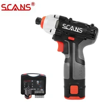 electric impact screwdriver 16v cordless hammer drill with toolbox high quality li ion battery sc2161 by scans free return