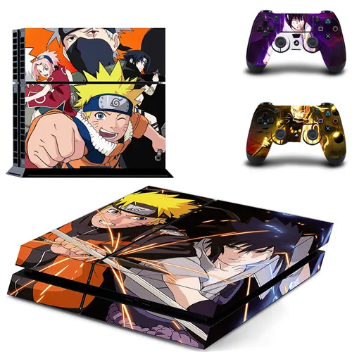 QPTM0303 Аниме Наруто, боруто полное покрытие лицевые панели наклейка для PS4 Наклейка для playstation 4 консоли и контроллеры наклейка для PS4 виниловая наклейка - Цвет: QPTM0303