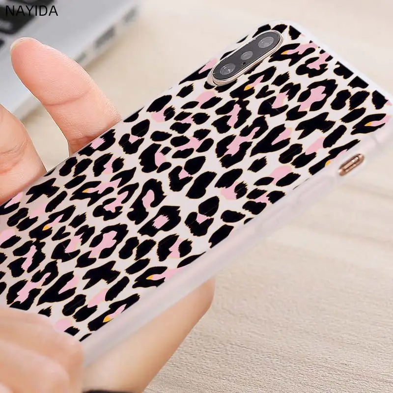 Модная мягкая термополиуретановая крышка-чехол для Coque Xiaomi Redmi 4X 4A 6A 7a Y3 K20 5 Plus Note 8 iPhone 7 6 Plus 5 iPad Pro с леопардовым принтом