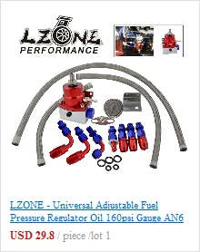LZONE-AN6 топливный рельс регулятор давления адаптер синий для NISSAN TOYOTA SUBARU синий, черный JR-FPA14