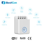 Беспроводной Wi-Fi переключатель BroadLink Bestcon MCB1, дистанционный выключатель сделай сам, Модуль Автоматизации умного дома, работает с Alexa Google Home