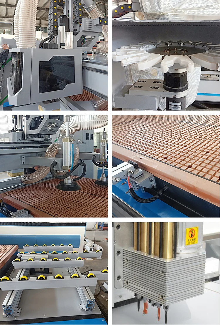 atc cnc router cabinet furniture nesting four process spindle wood machine price | Инструменты