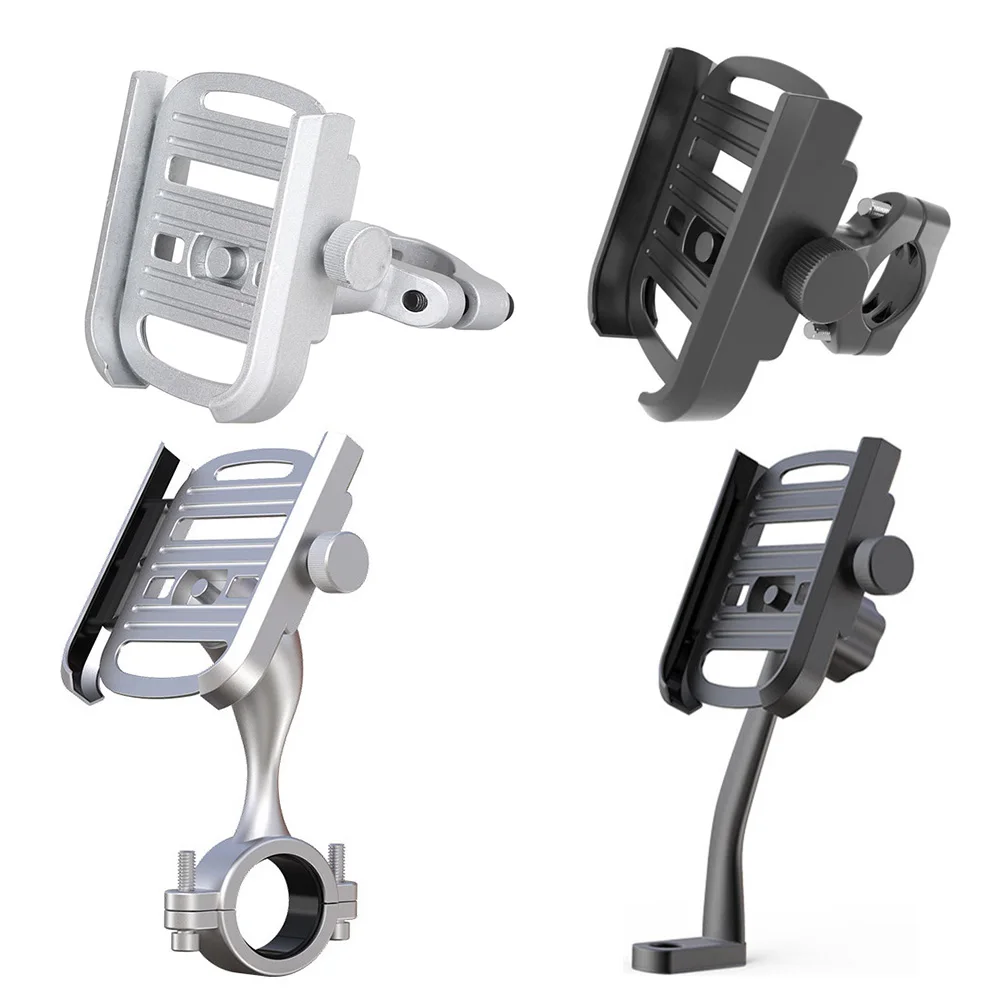 

Motorcycle Motor Bike Bicycle Cell Phone Holder Handlebars Aluminium Alloy CNC Rotation Support Bracket Stand for HUAWEI Iphone