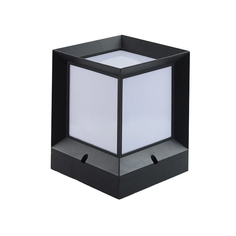 Квадратные алюминиевые столбы наружные Ландшафтные садовые огни