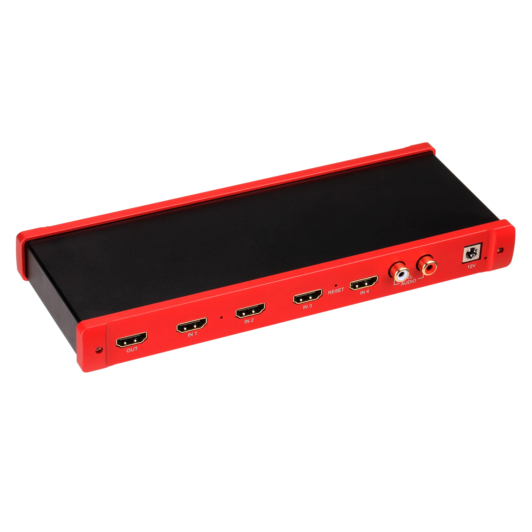 Многоцелевое устройство MiraBox HDMI KVM Switch 4X1 с четырехъядерным экраном в режиме
