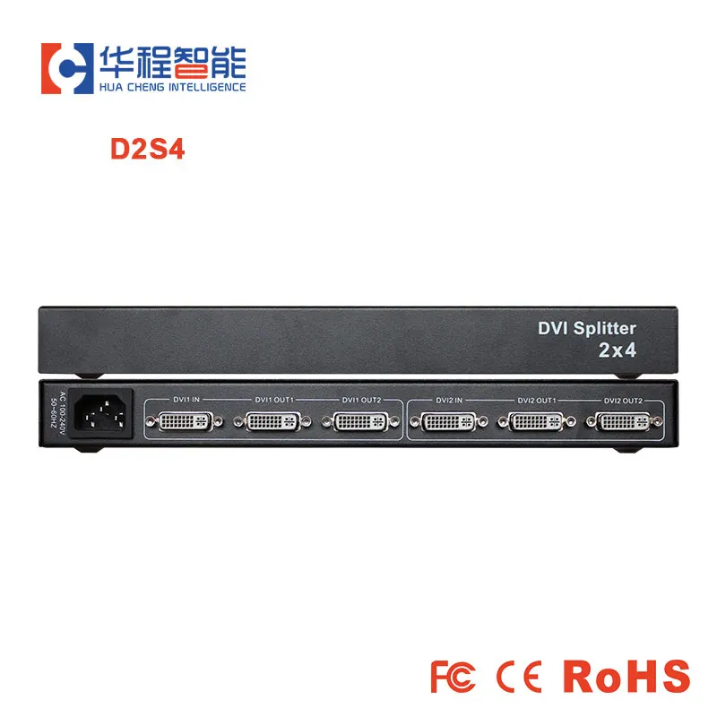 6 портовый разветвитель HD DVI 2x4 Φ vs dtech AMS D2S4 имеет 1080p качество изображения для absen