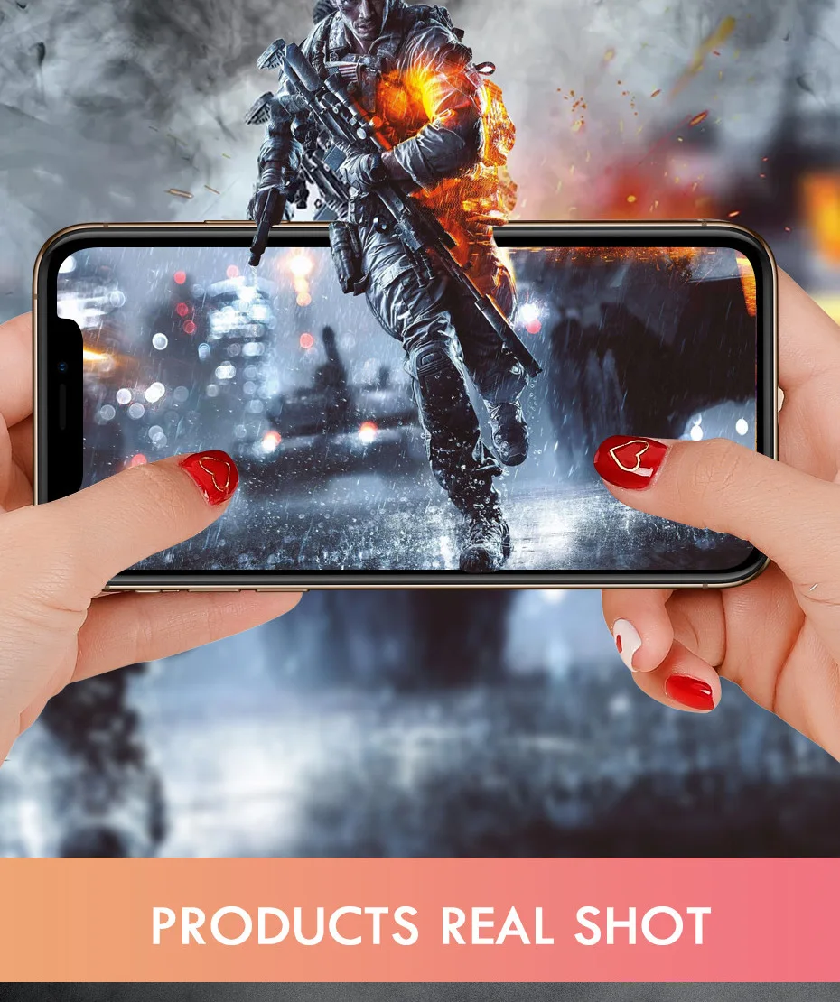 15D полное защитное стекло с закругленными краями для iPhone 7 8 6 6S Plus, закаленное защитное стекло для X XR XS Max