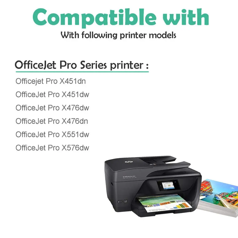 Совместимый чернильный картридж для HP 970XL 971XL 970 Officejet Pro X451dn X451dw X551 X576dw X476dw |