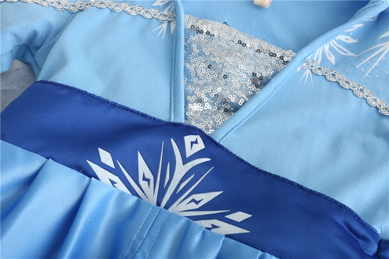 2020 бутик Эльза 2 вечернее платье Эльзы Хэллоуин Младенческая Принцесса