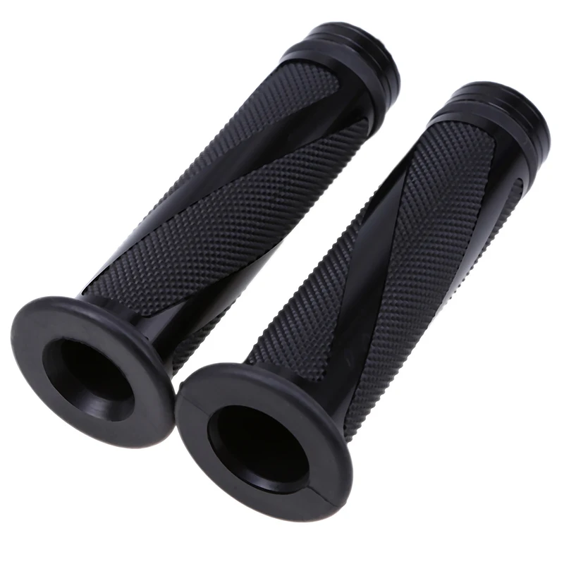 POSSBAY 22MM 7/8'' Motorbike Scooter Motorcycle Handle Bar Hand Grips Aluminum & Rubber CNC For Honda Motocross Dirt Bike |