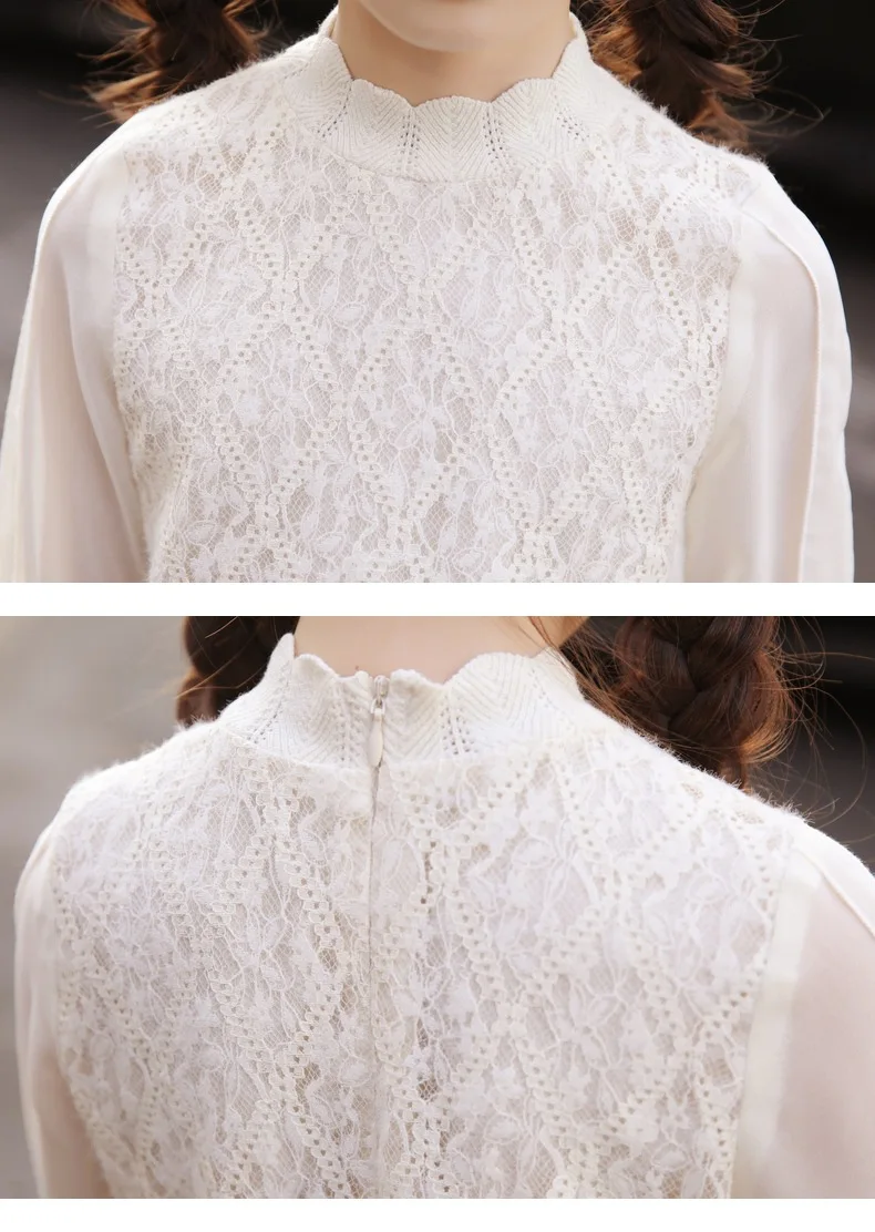 Семейная одежда WLG платья для мамы и дочки белое синее вечерние летчатое