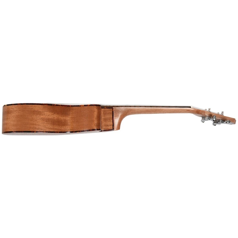 

Dropship-1x Ukulele 23 Inch Travel Guitar 4 Strings Guitarra & 6 Pieces Mushrooms Head Guitar Strap Buttons Strap Locks Chrome