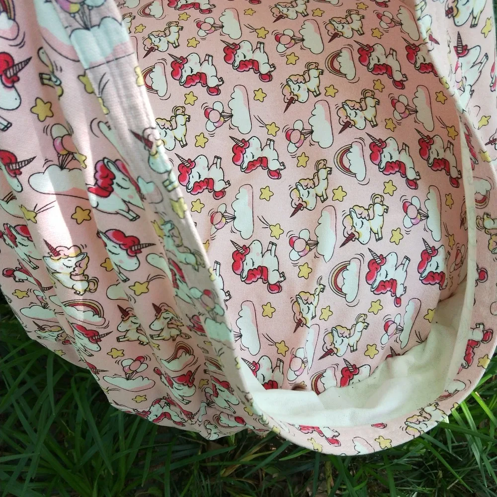 Детский гамак с единорогом садовая мебель качели стул для дома и улицы подвесное