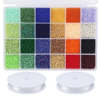 14400 millet beads alphabet bead kit for diy beaded bracelet jewelry making jewelry accessories 2 rolls of crystal line