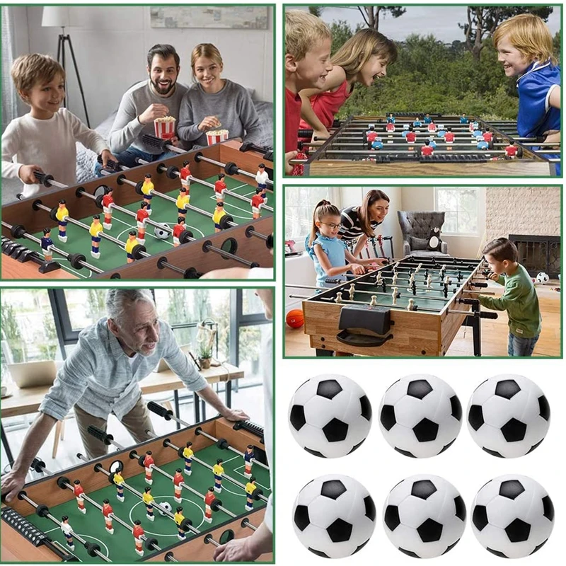 

Hot-Football Table Replacement Mini Table Soccer Balls for Football Table Games, 32mm Foosball, 50 Pcs