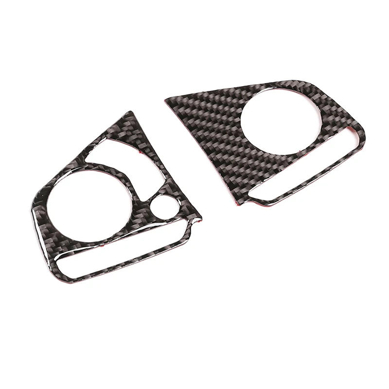 Автомобильный интерьер углеродное волокно рулевое колесо 3D наклейка крышка