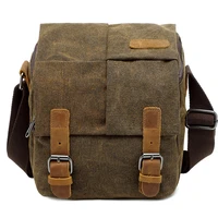 photo video camera waterproof canvas shoulder retro vintage dslr bag carrying case for canon nikon sony slr photography