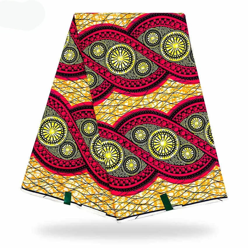 

Sewing Material New Arrival Veritable Wax soft Guaranteed 2019 New African Cotton Fabric For Dress