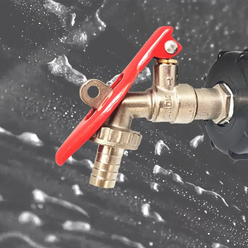 IBC тотализатор Танк Еда Класс дренажный адаптер 1/2 &quotСадовый шланг с замком кран