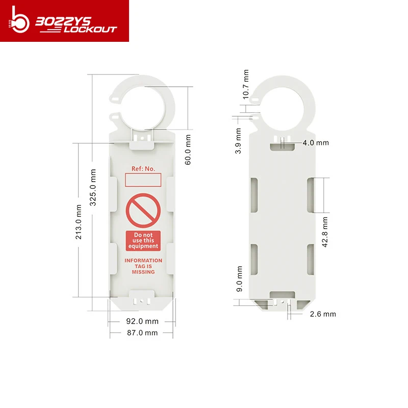 

International Scaffold Tag BD-P35 Round hook with multi-function for Increasing Security with CE ROHS BD-P35