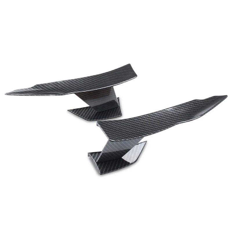 

2021 New 1set Carbon Fiber Car Styling Accessories Bumper Strip Front Bumper Lip Fin Spli
