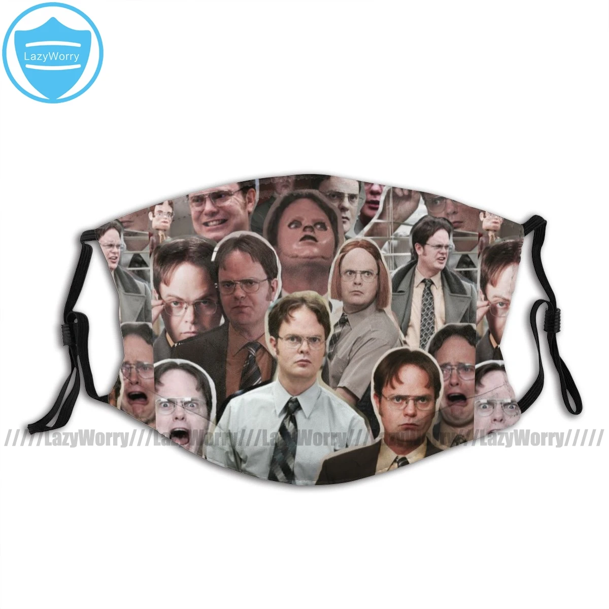 Майкл лицевая маска Дуайт Шрут управления для лица с 2 фильтры прекрасный