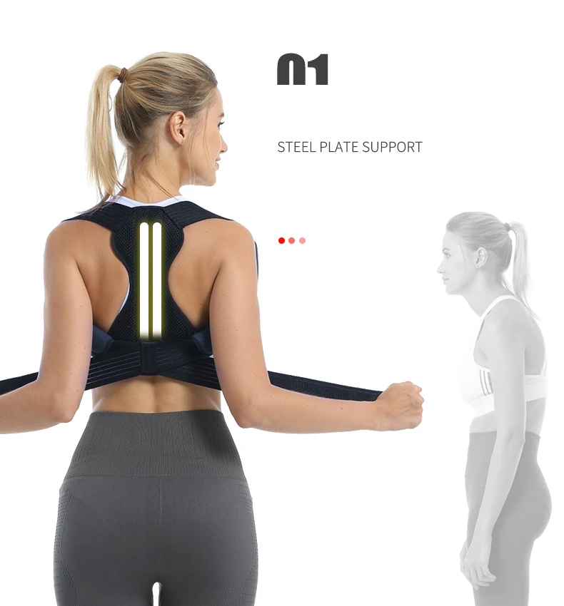 

Postural Extension Back Straightener Brace Posture Corrector Vest for Kyphosis Hunch Relief Mild Scoliosis Support Hunchback