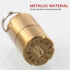 Портативная компактная керосиновая Зажигалка в виде капсулы, бензиновая зажигалка, зажигалка с брелоком, шлифовальная бензиновая зажигалка, уличный инструмент