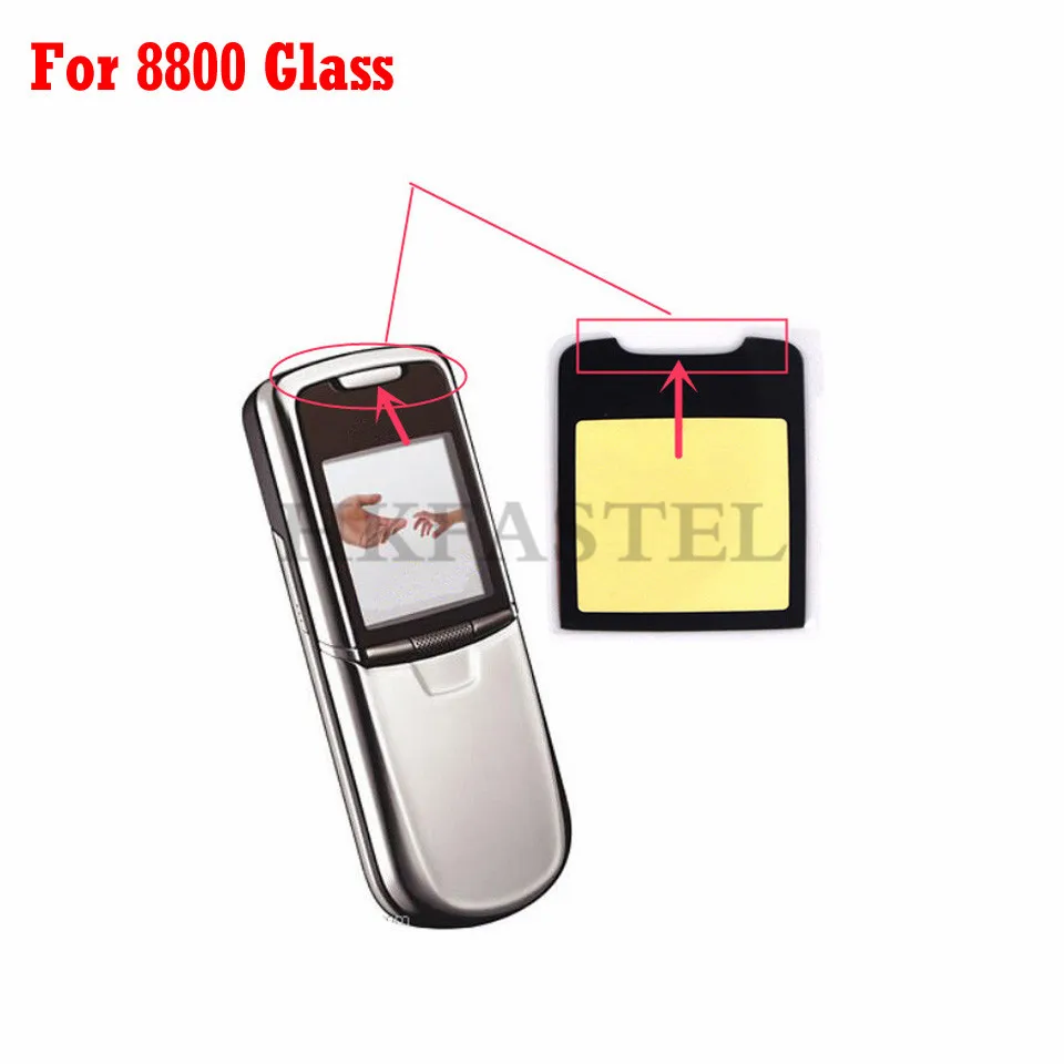 ЖК зеркало hkfatel для Nokia 8800 дисплей защитное стекло + клей|lcd for nokia 8800|lcd display screenmirror lcd