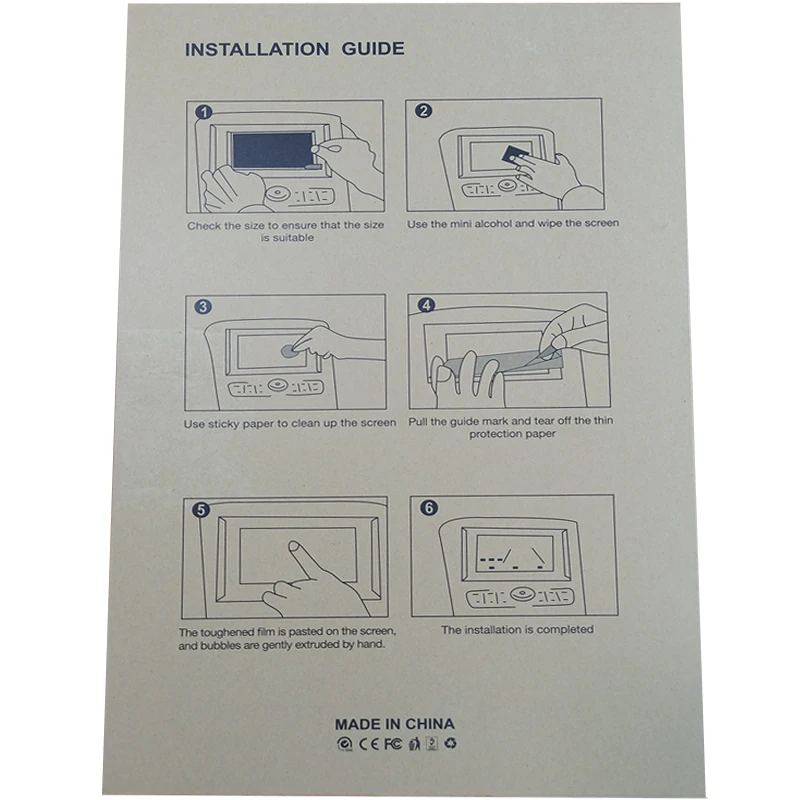 Автомобильное HD матовое закаленное стекло защита экрана центральное управление