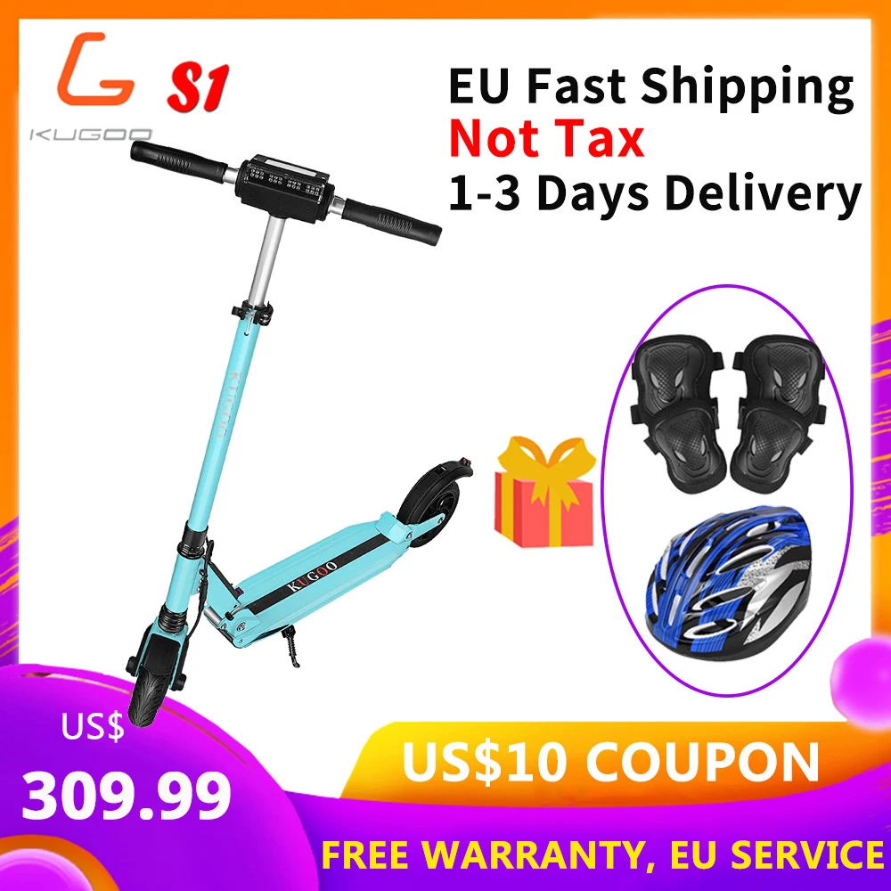 [Польша отправлено 1 день] без налога KUGOO S1 складной электрический скутер 350 Вт