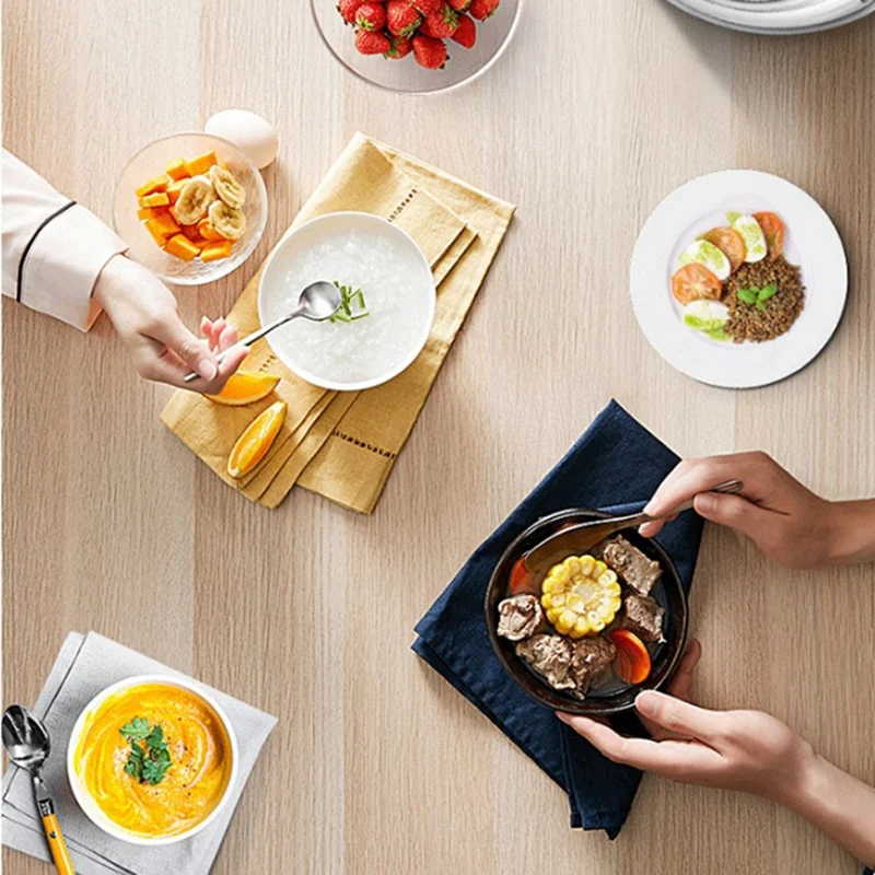 1Л сложенный пищевой силикон Медленная Плита Портативный кухонный горшок мини