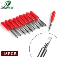 15pcs 45 degrees roland cricut cutting plotter vinyl cutter offset knife blades for sharp and durable carving tools