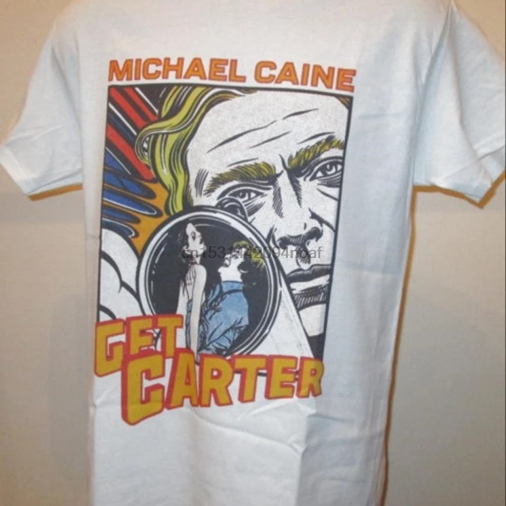 Футболка Get Carter Film ретро Гангстерский фильм постер поп арт Graphic Tee для мужчин и