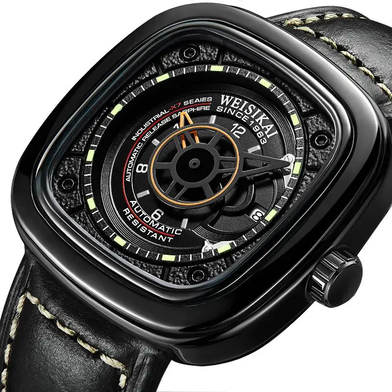 

2021 Men's Watch Business Waterproof Roman Square Unique Waterproof Mechanical Watch Explorer Series Men's Watch