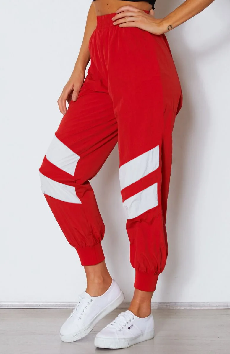 

Donsignet Women's Pants New Fashion Spring and Autumn Temperaments Wide Leg Pants Sports Casual Pants Letter Printed Pant