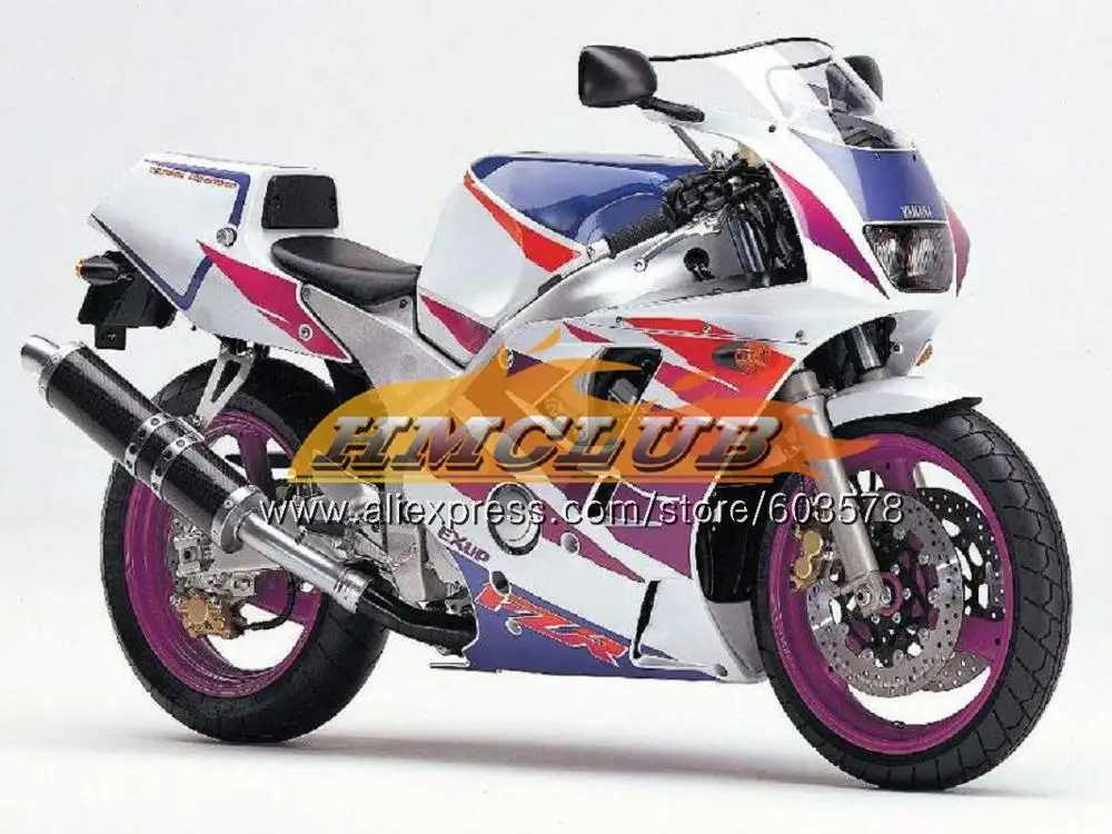 No. 6 Корпус для YAMAHA FZR250R FZRR FZR 250 250R 1986 1987 1988 1989 124CL. 21 красный, белый FZR250RR FZR-250 FZR250 86 87 88 89 обтекатель - Цвет: No. 6