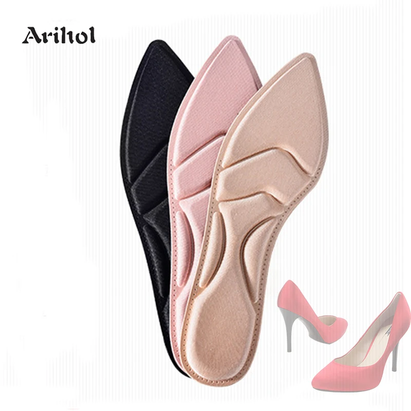 

Arihol Breathable Sponge Pointed Shoe Insoles Arch Support Comfort High Heel Inserts Pad Massaging Foot Pain Relieve Women 5-9