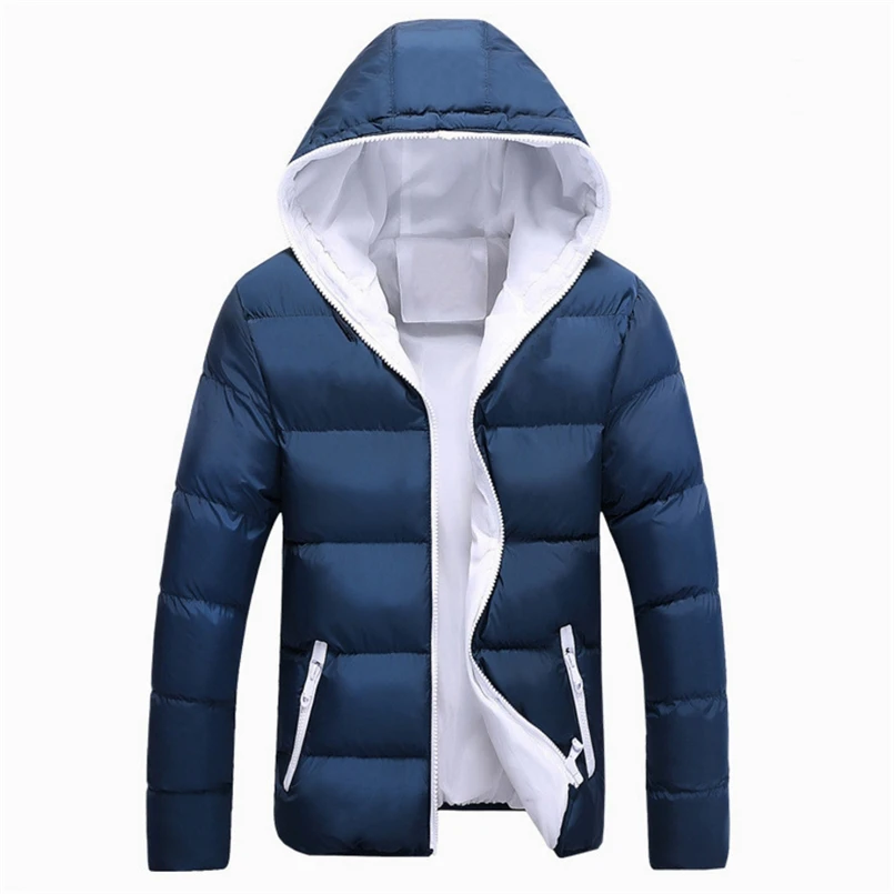 JXIADUQPSZ 5XL мужские зимние повседневные новые с капюшоном толстые стеганые куртки