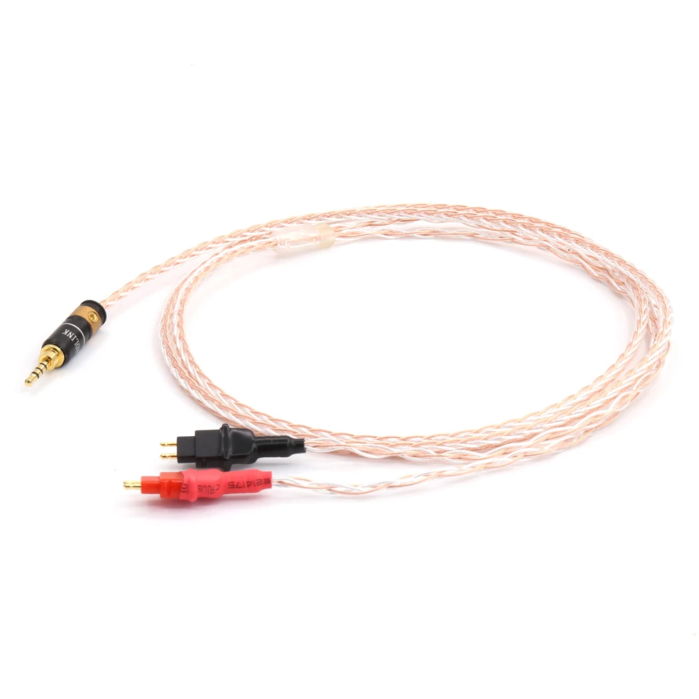 

2,5 мм 6N OCC Модернизированный кабель для наушников HD600 HD650 HD525 HD545 HD565 HD580 Сменный кабель для наушников