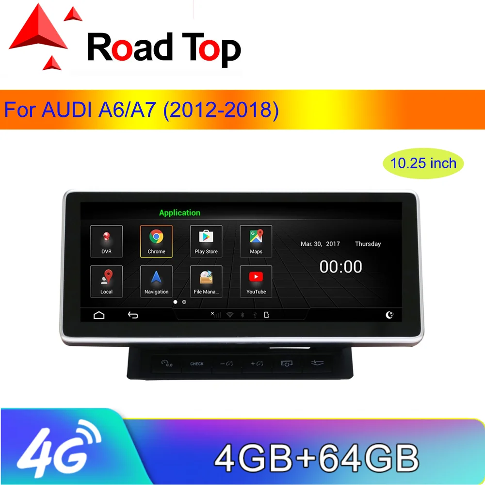 " HD ips DSP стерео Android 7,0 up Автомобильный DVD gps Navi карта для Audi A7 4G8 2010~ MMI 2 DIN мультимедийный плеер радио WiFi BT