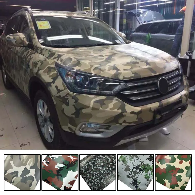 1 рулон виниловая камуфляжная пленка для кузова автомобиля 30*152 см | Автомобили и